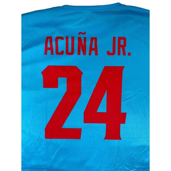 NEW GWINNETT STRIPERS Ronald Acuna Jr. Xolos Jersey Shirt Limited Edition SGA XL - Picture 6 of 8